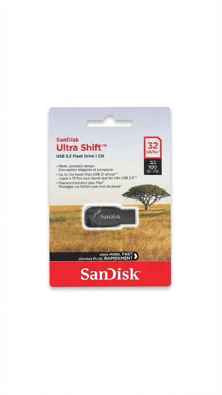 فلش سن دیسک San Disk مدل اولترا شیفت 32Ultra Shiftگیگابایت