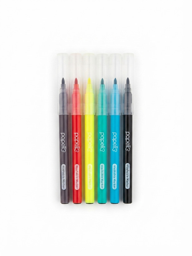 ماژیک نقاشی ۶ رنگ یونیکورن (Papeli Unicorn Washable Marker)