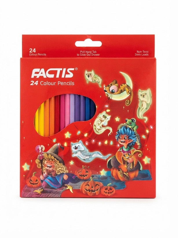 مداد رنگی ۲۴ رنگ فکتیس (Factis 24 Colour Pencils)