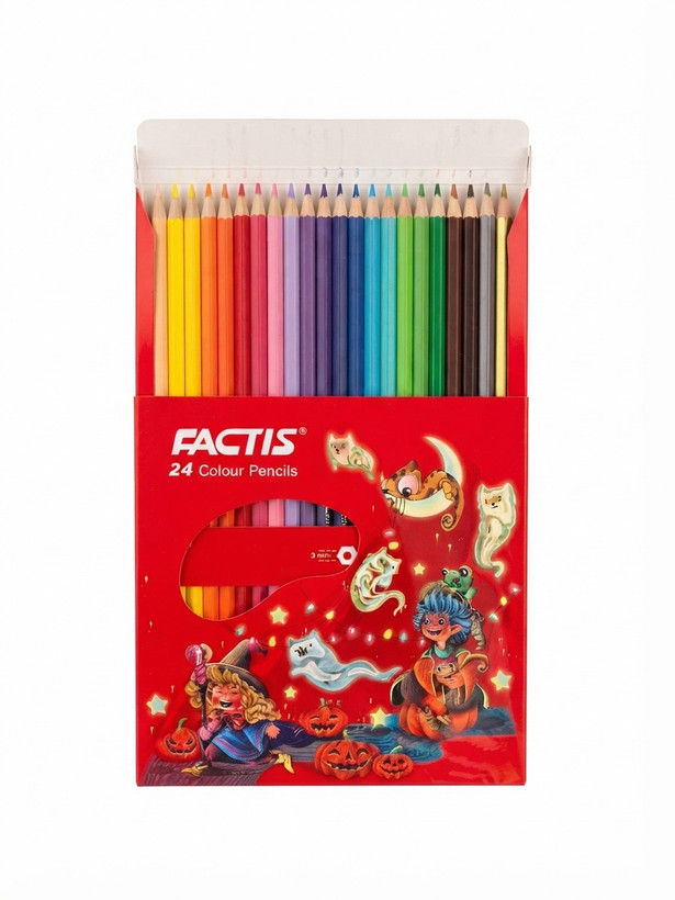 مداد رنگی ۲۴ رنگ فکتیس (Factis 24 Colour Pencils)