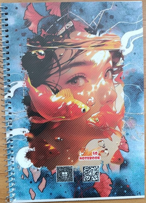 دفتر اصفهان ۵۰ سرو سیمی خطی ۷۰ گرم
