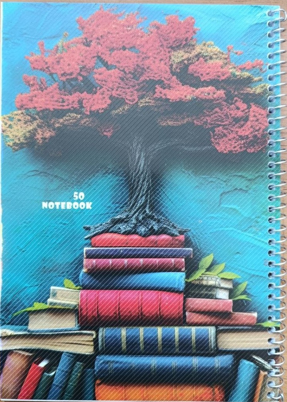 دفتر اصفهان ۵۰ سرو سیمی خطی ۷۰ گرم