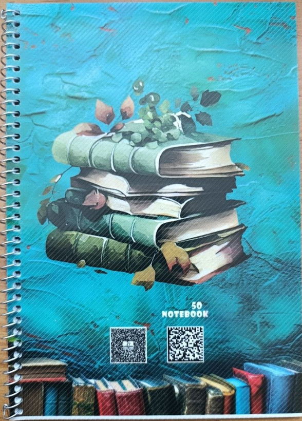 دفتر اصفهان ۵۰ سرو سیمی خطی ۷۰ گرم