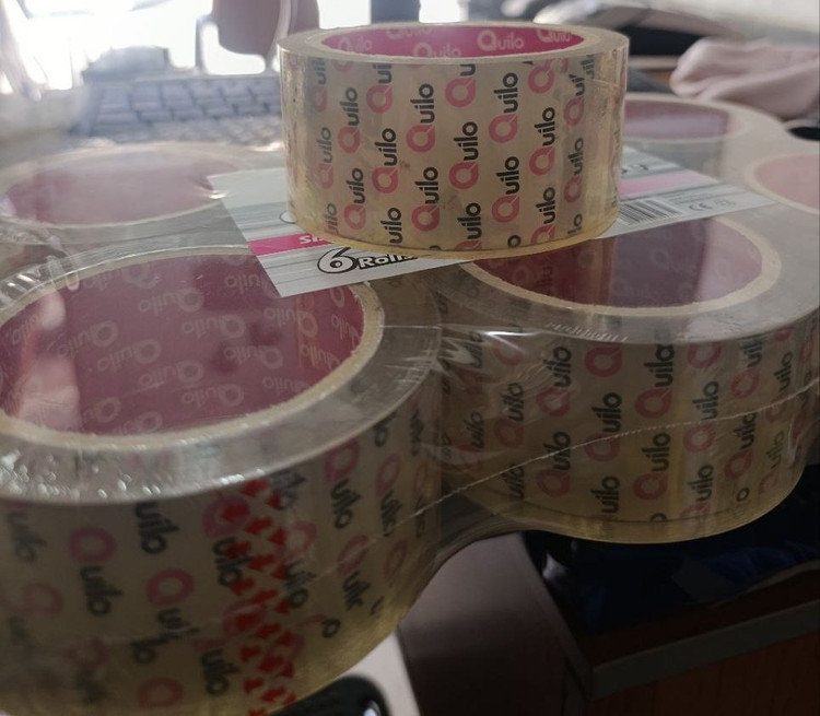 چسب نواری کریستال شفاف کویلو عرض 5 سانت (Crystal Clear Tape)