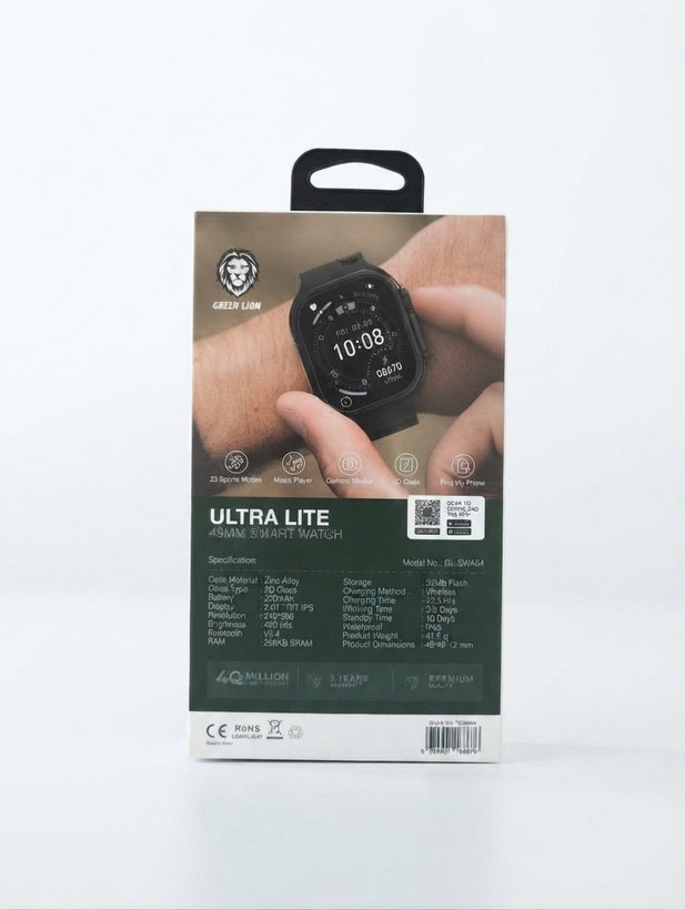 ساعت هوشمند گرین لاین مدل Green Lion Ultra Lite 49mm