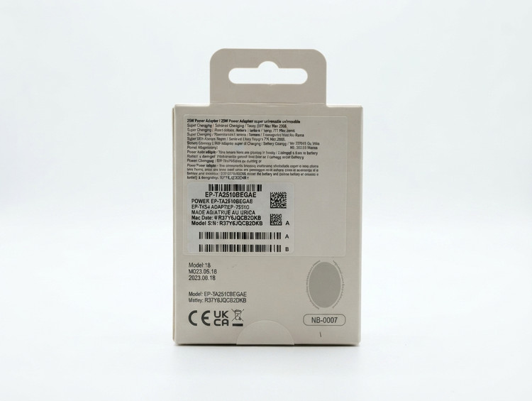 شارژر کلگی دیواری SamsungT2510 NFC 25W.3P سفید و مشکی