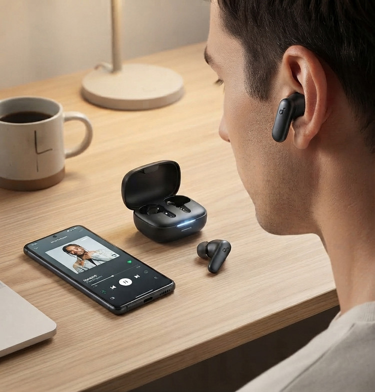 هندزفری بلوتوثی انکر مدل Soundcore P30i.A3959 Z11 مقاوم در برابر آب و گردوغبار